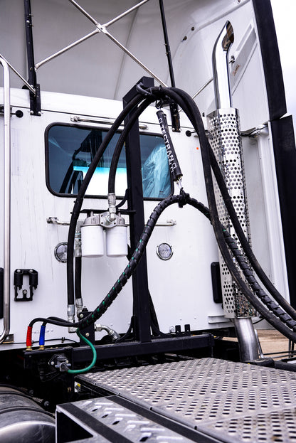 Hydraulic Hose And Filter Stand