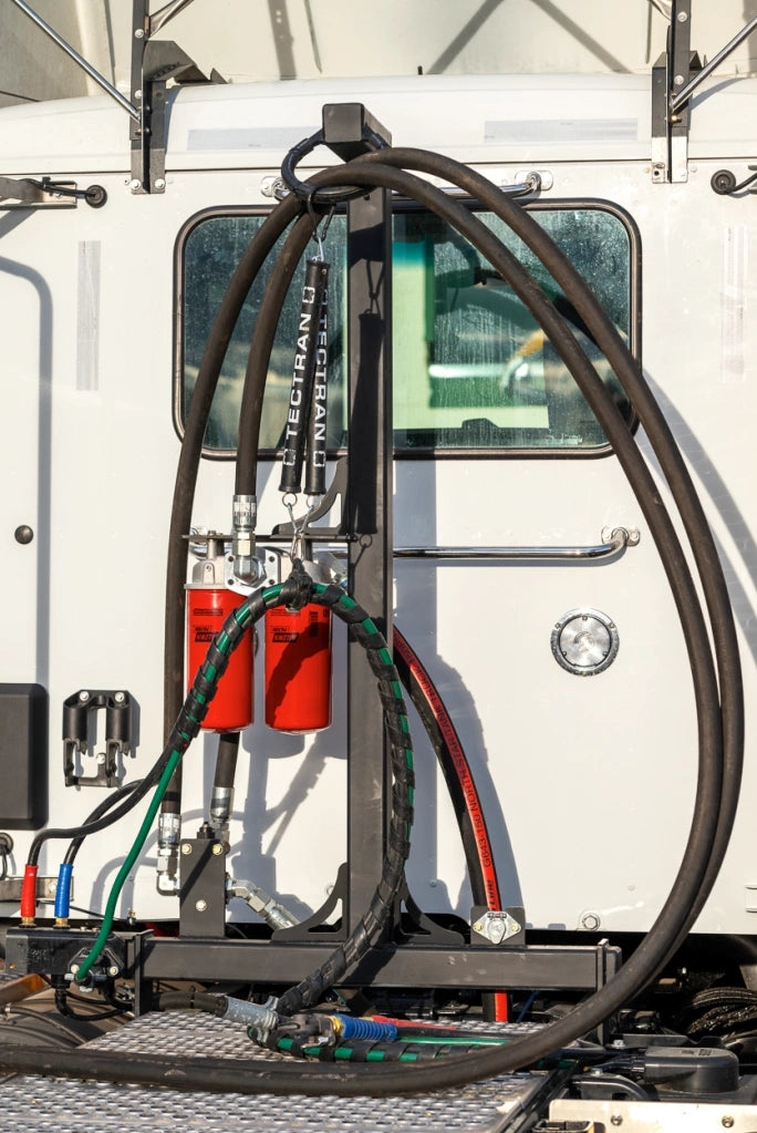 Hydraulic Hose And Filter Stand